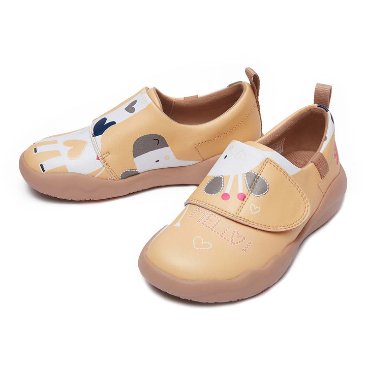 UIN Footwear Kid Little Deer-Yellow Toledo II Kid Canvas loafers