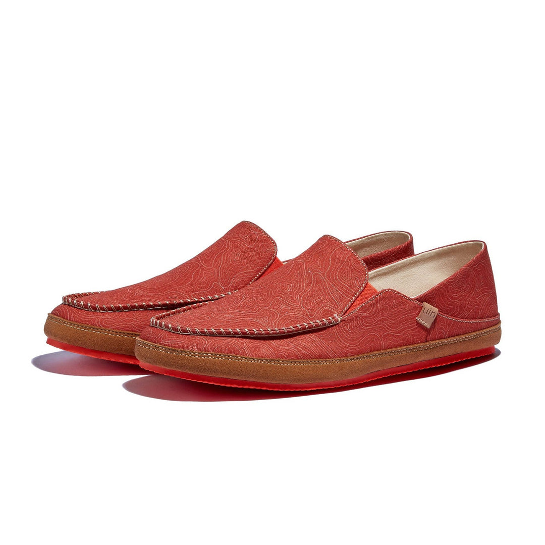 UIN Footwear Men Burnt Ochre Formentera II Men Canvas loafers