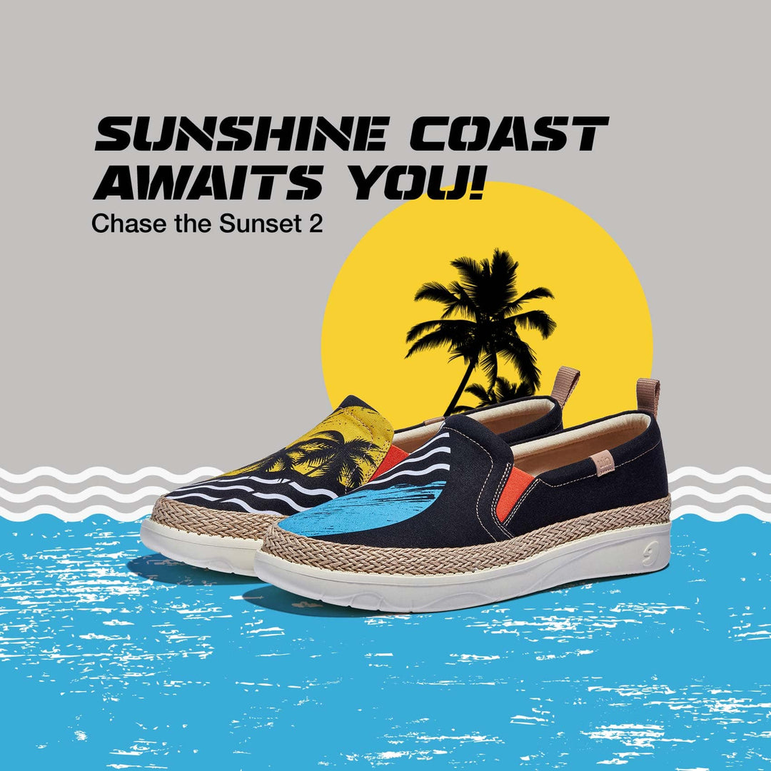 UIN Footwear Men Chase the Sunset Tarragona I Men Canvas loafers