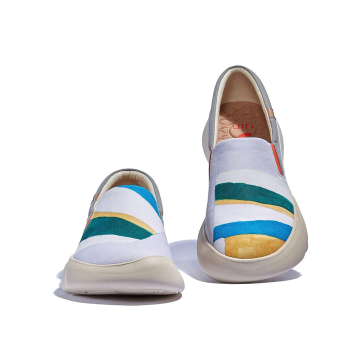 UIN Footwear Men Collage Colors Denia II Men Canvas loafers