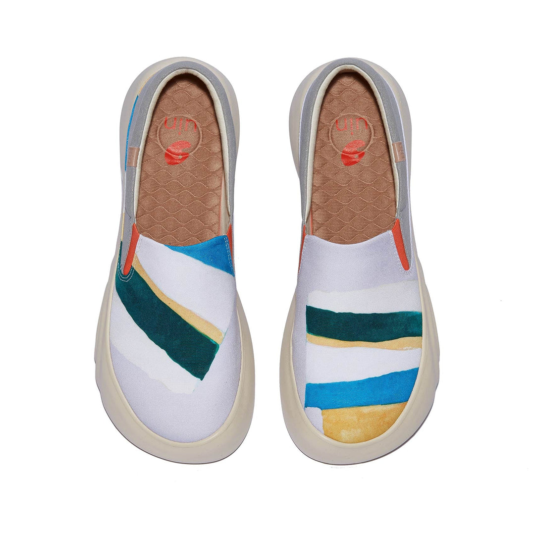 UIN Footwear Men Collage Colors Denia II Men Canvas loafers