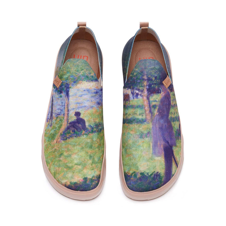 UIN Footwear Men Georges Seurat Study for 'La Grande Jatte?Fuerteventura Men Canvas loafers