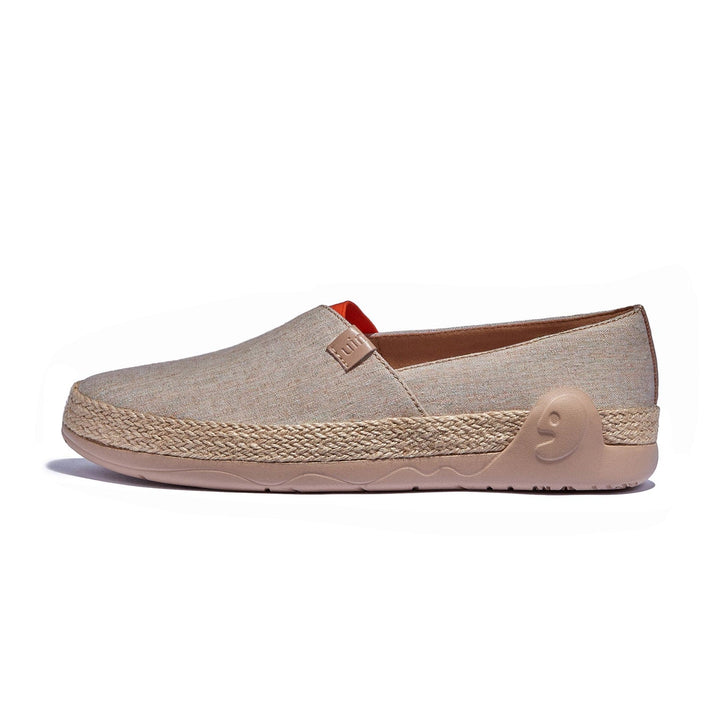 UIN Footwear Men Light Khaki Marbella I Men Canvas loafers