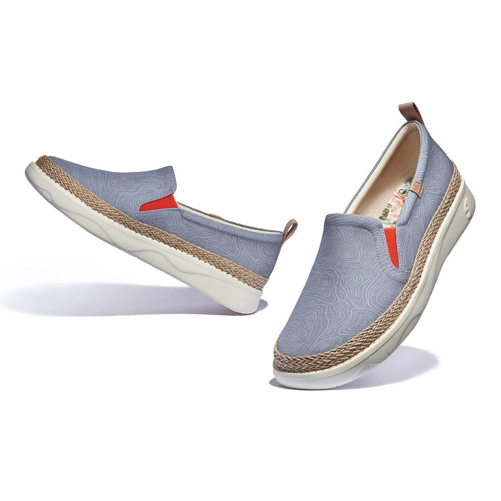 UIN Footwear Men Limestone Tarragona I Men Canvas loafers