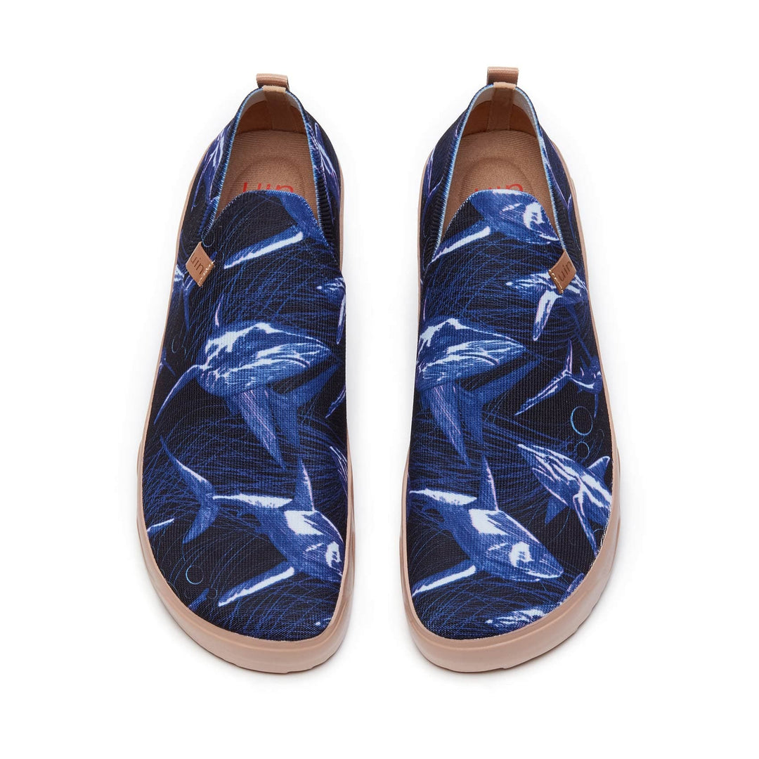 UIN Footwear Men Shark on Ink Fuerteventura I Men Canvas loafers