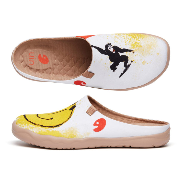 UIN Footwear Men Smile Always 2 Malaga Slipper Men Canvas loafers