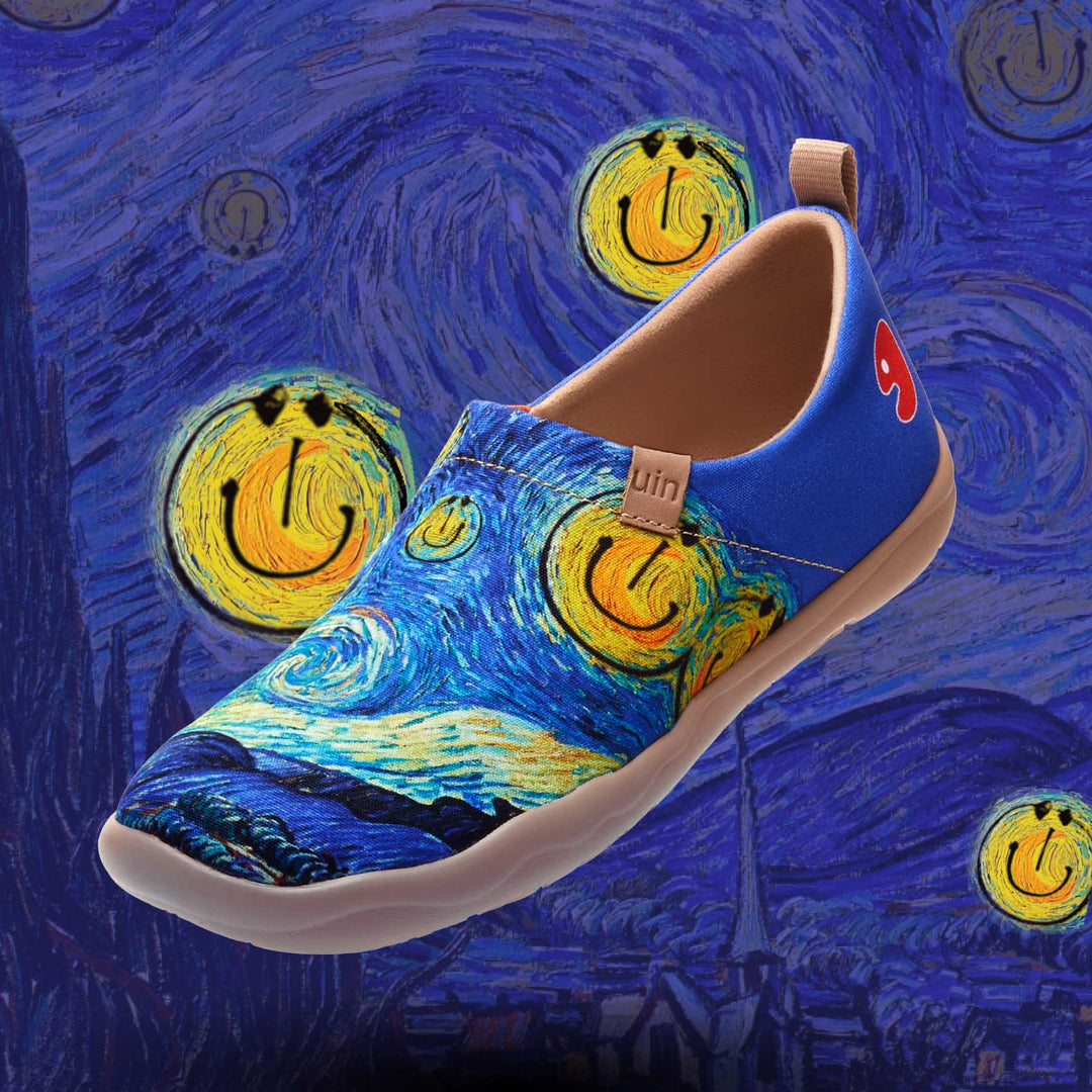 UIN Footwear Men Starry Night Toledo I Men Canvas loafers