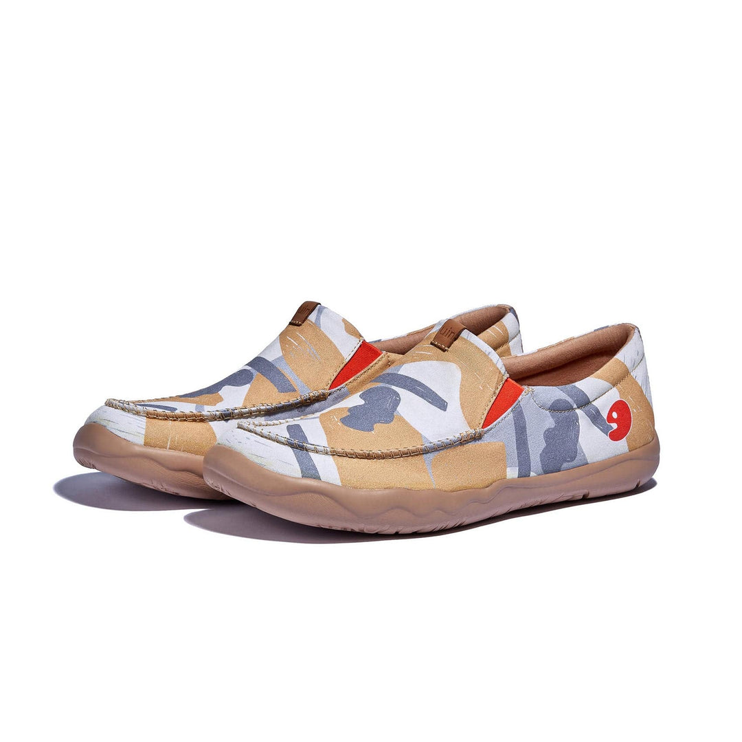 UIN Footwear Men Towns in the Desert Nerja Men Canvas loafers