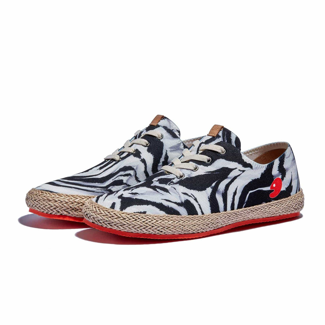 UIN Footwear Men Zebra Tribe Formentera I Men Canvas loafers