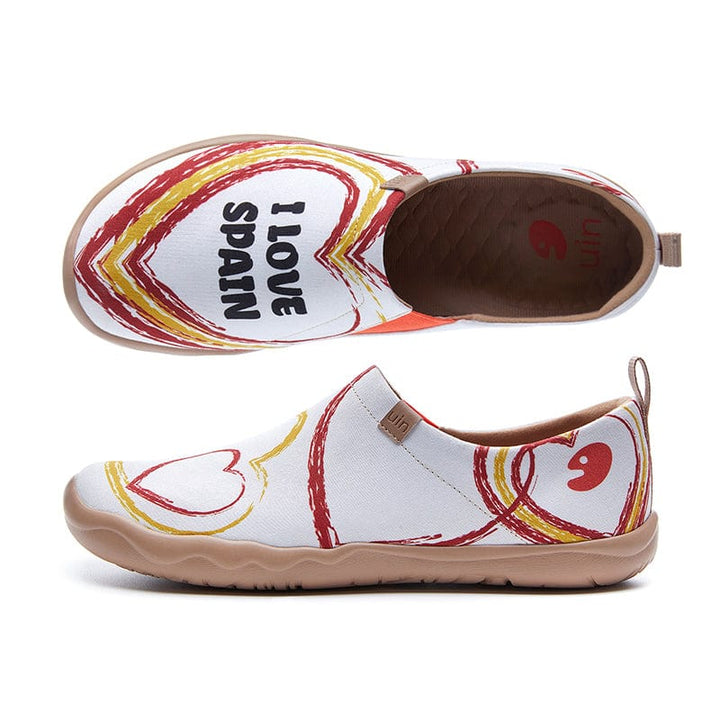 UIN Footwear Women I Love Spain Toledo I Women Canvas loafers