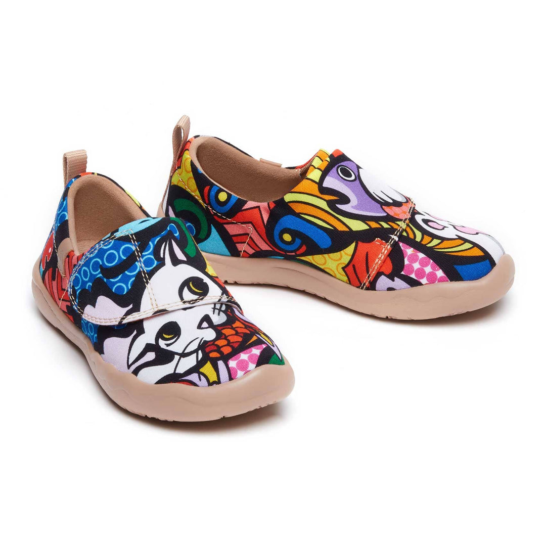 UIN Footwear Kid Fishy Fantasy Toledo I Kid Canvas loafers