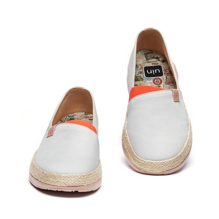 UIN Footwear Men Marbella Creamy-white Men Canvas loafers