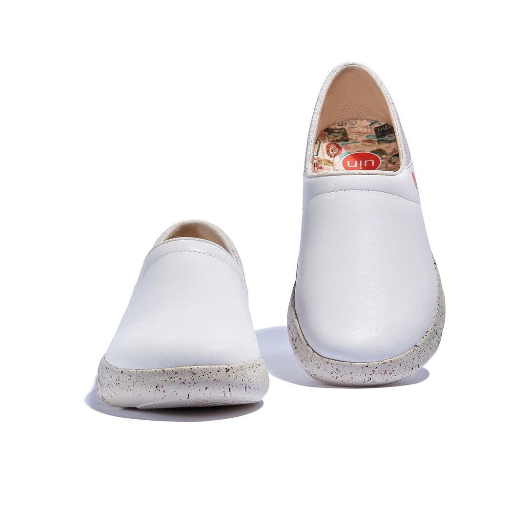 UIN Footwear Women Bright White Mojacar II Women Canvas loafers