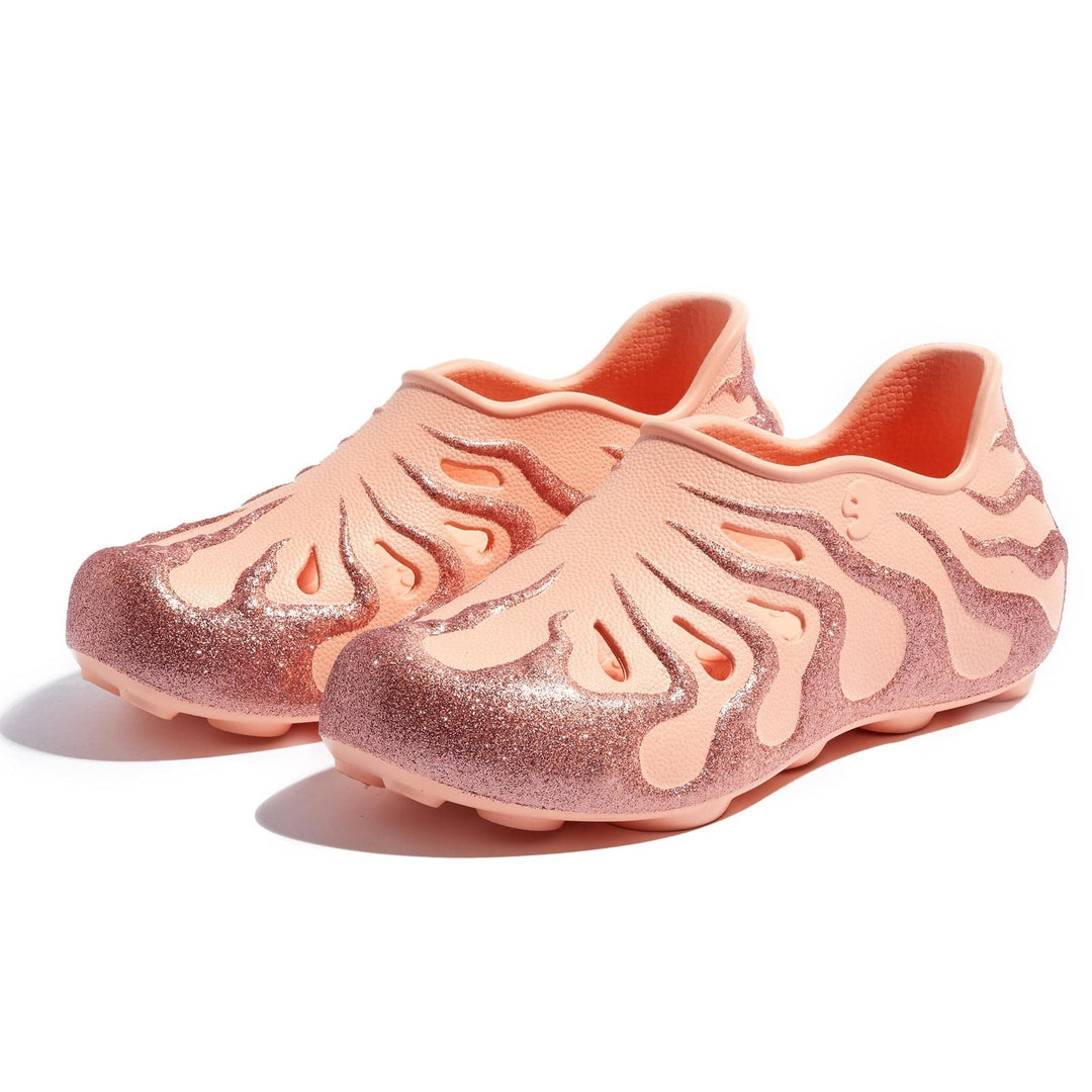 UIN Footwear Women Glitter Pink Octopus II Women Canvas loafers