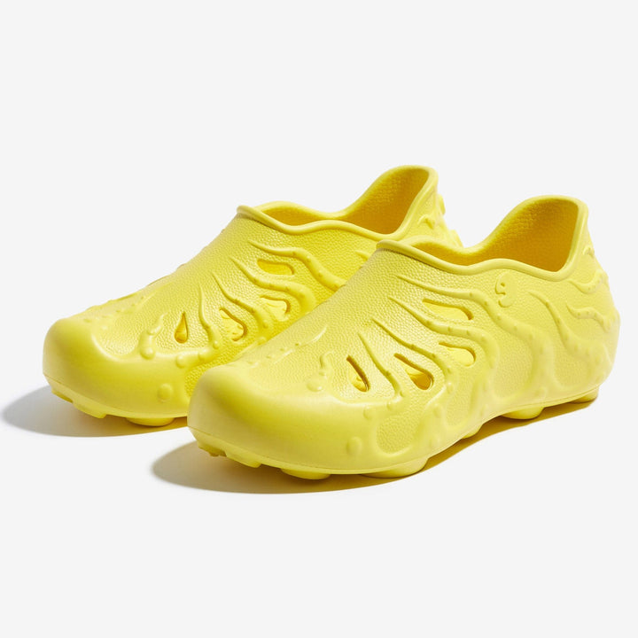 UIN Footwear Women Maize Yellow Octopus II Women Canvas loafers