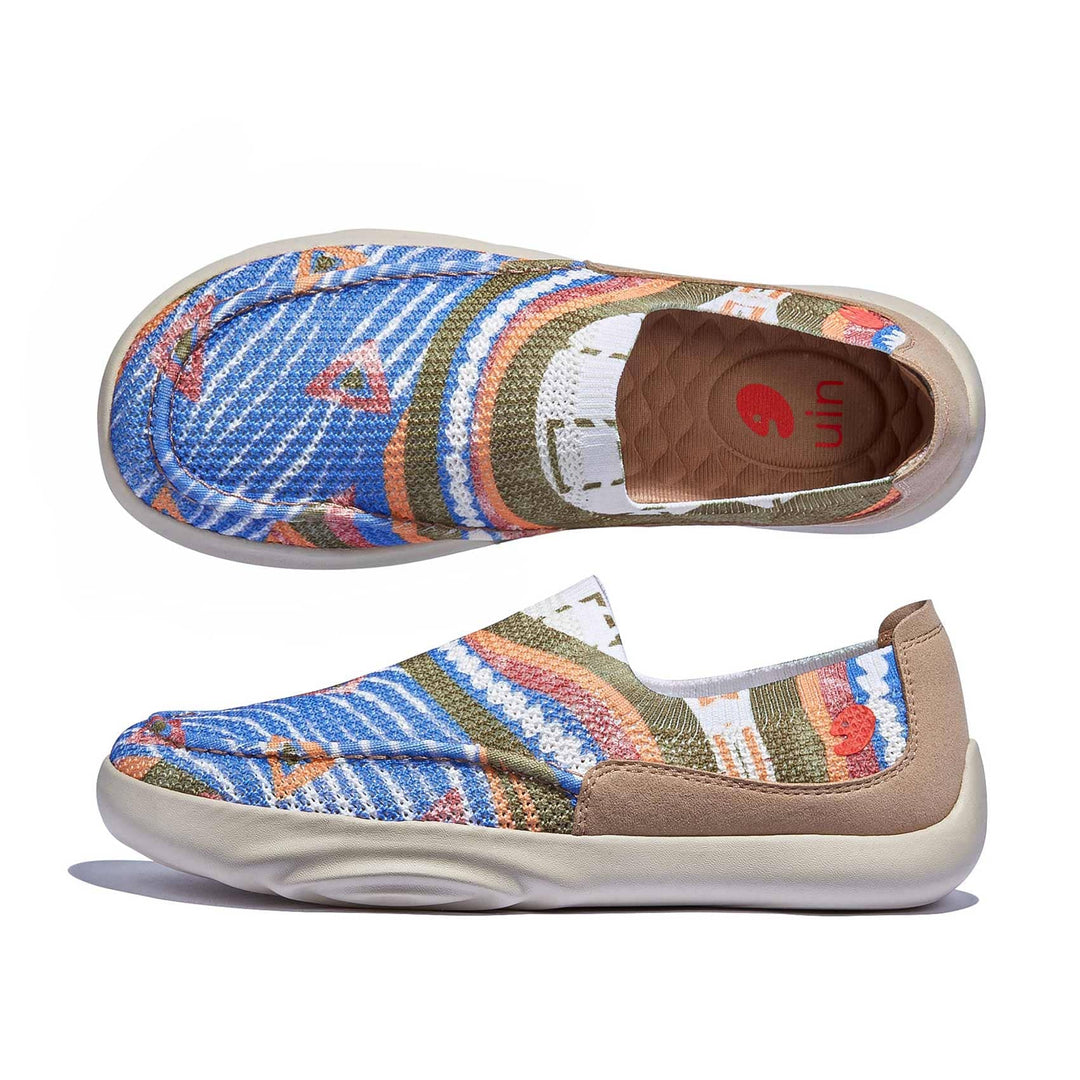 UIN Footwear Women Morandi Ocean Mojacar I Women Canvas loafers