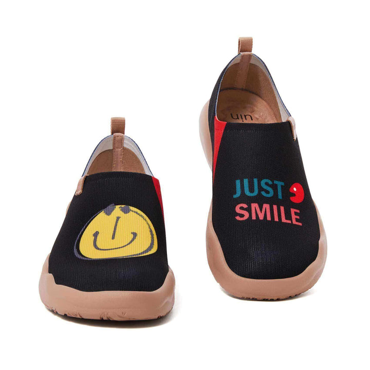 Smiley Black Knitted Women Women UIN