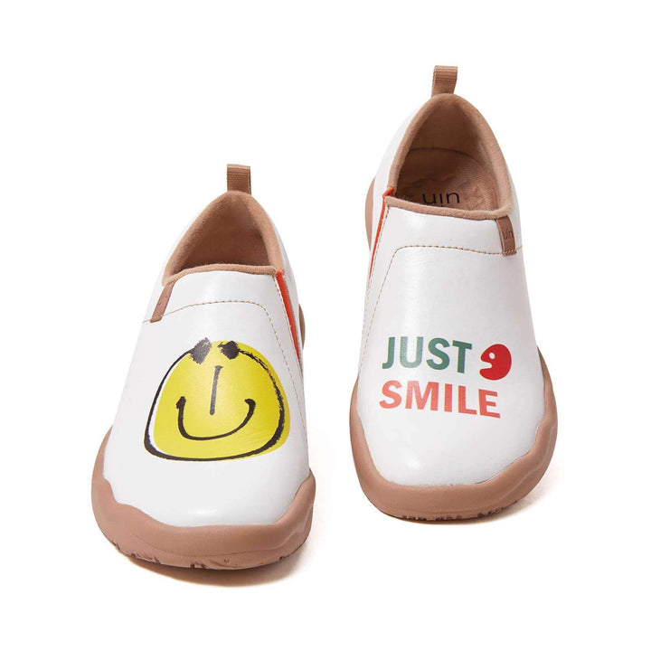 Smiley Microfiber Leather Women Women UIN